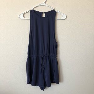 Navy blue romper